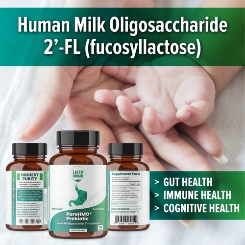 PureHMO Super Prebiotic Capsules - Präbiotika von Muttermilch - Kapseln