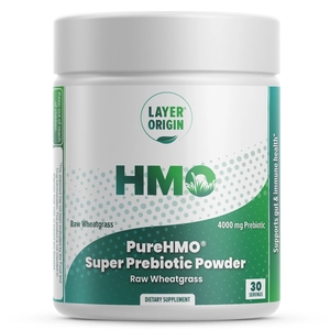 PureHMO Super Prebiotic - Raw Wheatgrass - Pulver