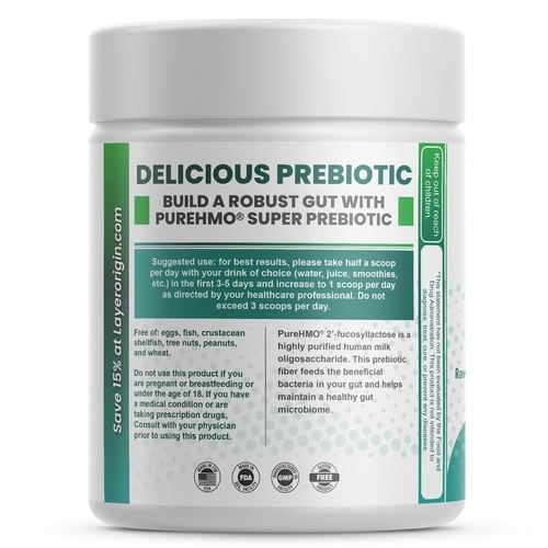 PureHMO Super Prebiotic - Raw Wheatgrass - Pulver