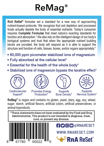 ReMag - The Magnesium Miracle | Dr. Dean´s piko-ionisches flüssiges Magnesium - 480ml
