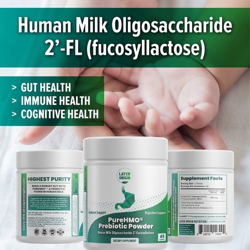 PureHMO Prebiotic Powder -  Präbiotika von Muttermilch - Pulver